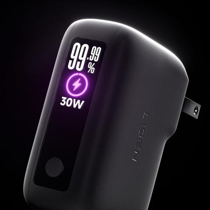 LISEN 3-In-1 Fast Travel Charger, 35W Wall Charger & 27W Power Bank, Portable Charger with Built-In 3.3FT USB-C Cable and Foldable Plug, 7000Mah Battery Pack for Iphone 17/16 Series, Galaxy, Pixel 10